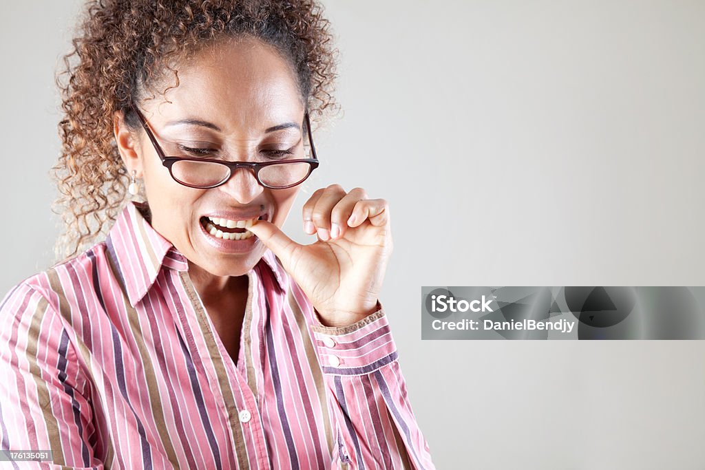Woman with eye glasses Woman with eye glasses. Adult Stock Photo