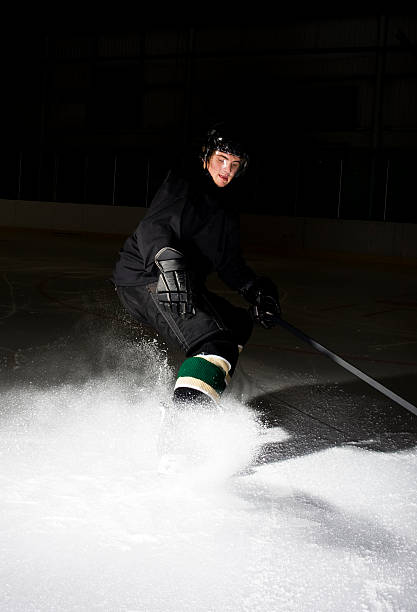 istock Hockey Player Stopping 176135669