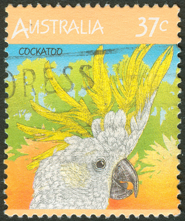 Postage stamp of Cackatoo