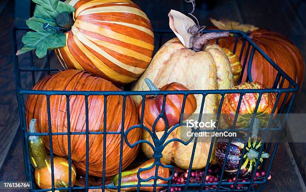 Fall Harvest Stock Photo - Download Image Now - Autumn, Basket, Berry