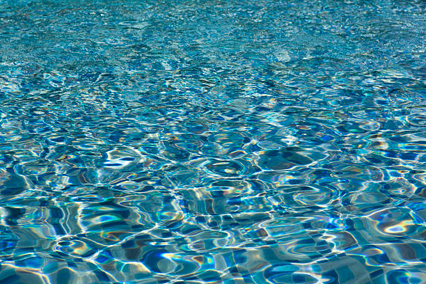 piscina de natação - upperdeck view blue pattern selective focus imagens e fotografias de stock