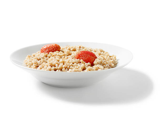istock Whole Grain Porridge with Strawberries 176137005
