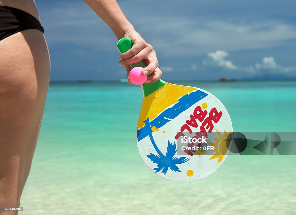Pelota de playa vacaciones de ocio - Foto de stock de Playa libre de derechos