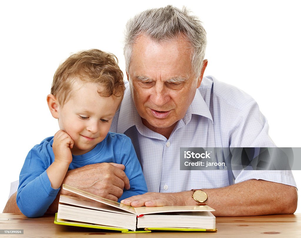 happy Großvater mit seinem Enkel - Lizenzfrei 2-3 Jahre Stock-Foto