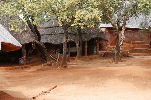 A traditional tribal Shangaan village in the Mpumalanga area of South Africa.
