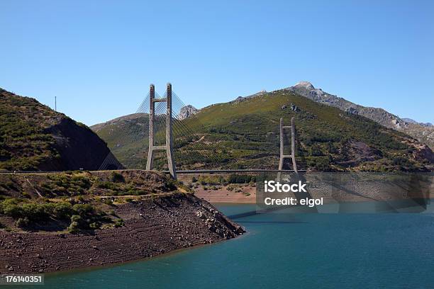 Bridge Reservoir Of The Barros Luna Stock Photo - Download Image Now - Asturias, Beauty In Nature, Blue