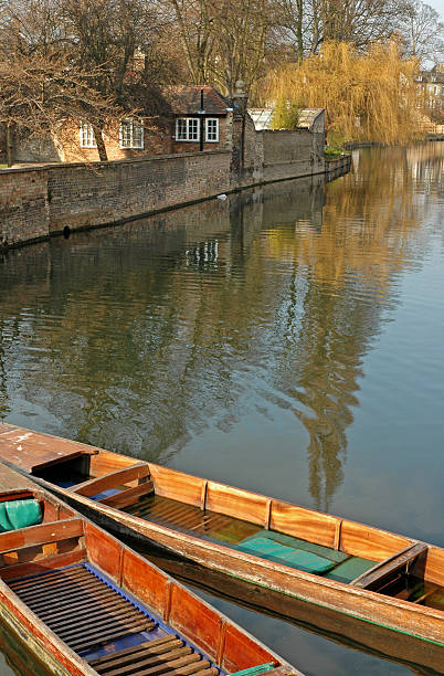 istock Rowboats on Cam River in Cambridge, England 176140478