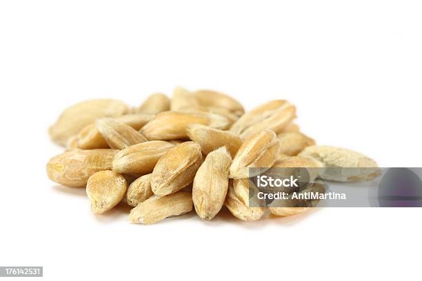 Pile Of Spelt Isolated On White Stock Photo - Download Image Now - Cereal Plant, Close-up, Crop - Plant