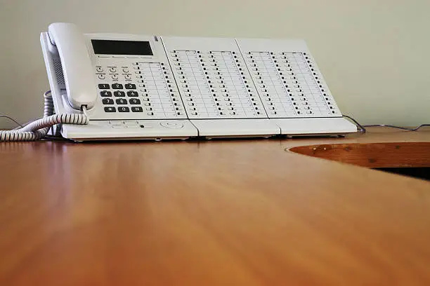A multi line PBX phone System.