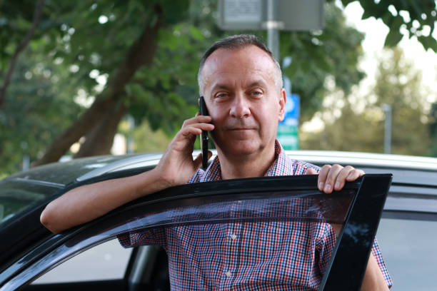 istock Mature businessman talking on phone 1761430412