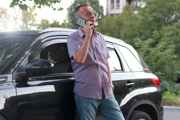 istock Mature businessman talking on phone 1761430424