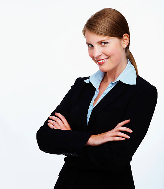 istock Confident businesswoman smiling 176144542
