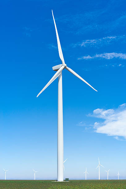 wind turbines over cotton field in West Texas wind turbines over cotton field in West Texas landscape alternative energy scenics farm stock pictures, royalty-free photos & images