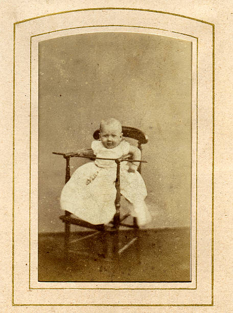 istock Victorian Baby Old Photograph 176147123