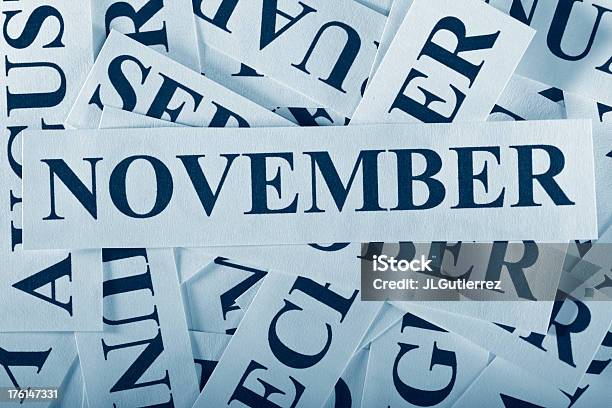 Novembre - Fotografie stock e altre immagini di Agosto - Agosto, Aprile, Calendario