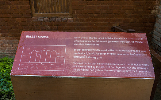 The bullet marks at Jallianwala Bagh are not only scars of history, but also symbols of courage and resistance.