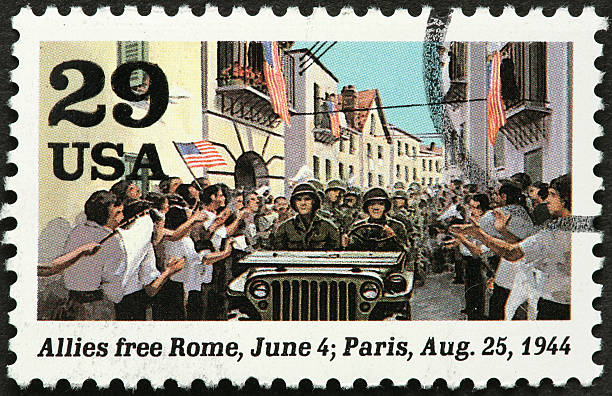 istock Allied armies freeing Rome in world war II 176152973