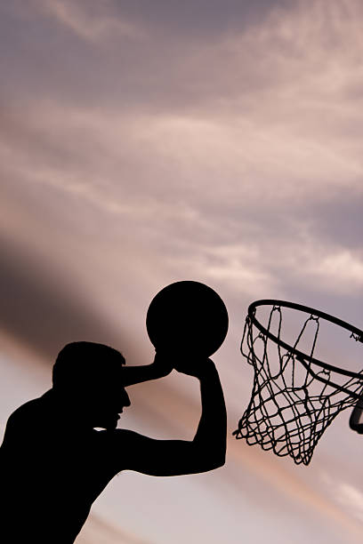 istock Street Basketball Silhouette 176153255