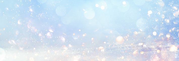 Illustration of a background of white winter snowflakes for christmas and new years eve holidays.