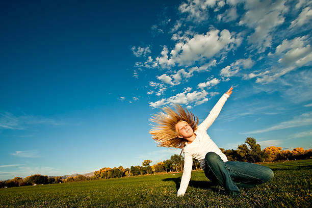istock Girl Doing a Cartwheel 176154047