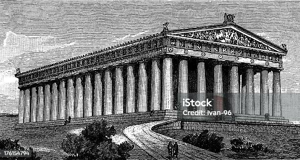 Parthenon Stock Vektor Art und mehr Bilder von Akropolis - Athen - Akropolis - Athen, Alt, Altertümlich