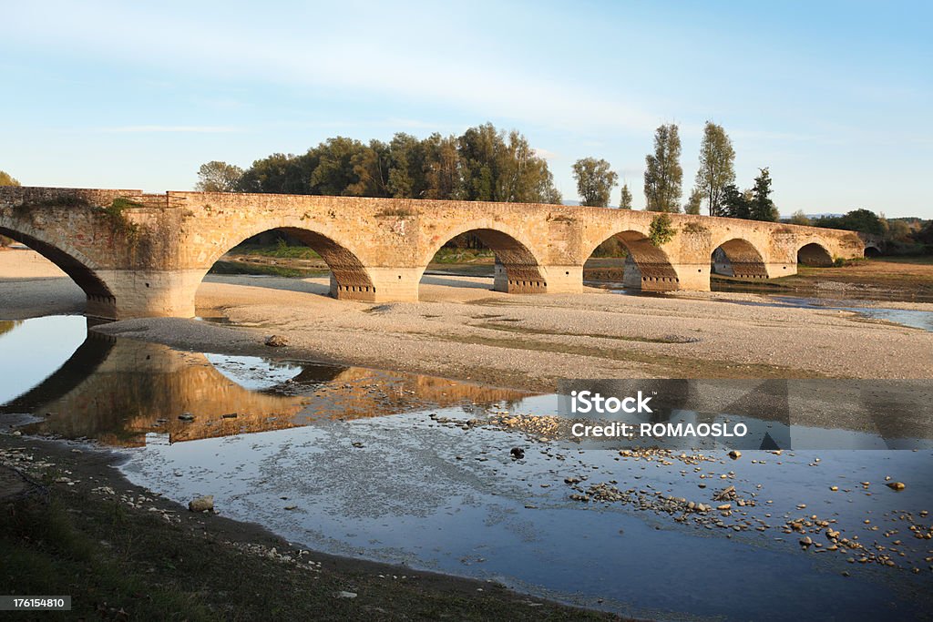 폰테 Buriano (Tuscany, 이탈리아 - 로열티 프리 교량 스톡 사진