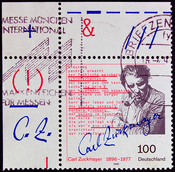 istock Postage stamp representing the German writer and playwright Carl Zuckmayer 176155956