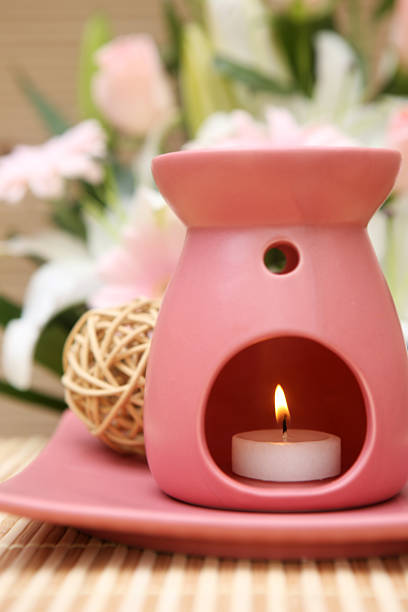 istock Pink Oil Burner 176157081