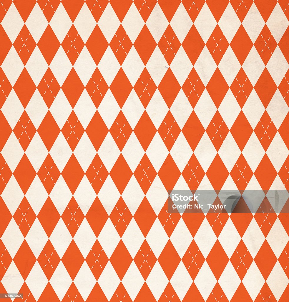 Retro Patterned Paper Stock Photo - Download Image Now - Argyle