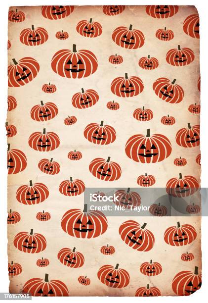 Jackolantern Papel - Fotografias de stock e mais imagens de Abóbora-Menina - Cucúrbita - Abóbora-Menina - Cucúrbita, Antigo, Comemoração - Evento