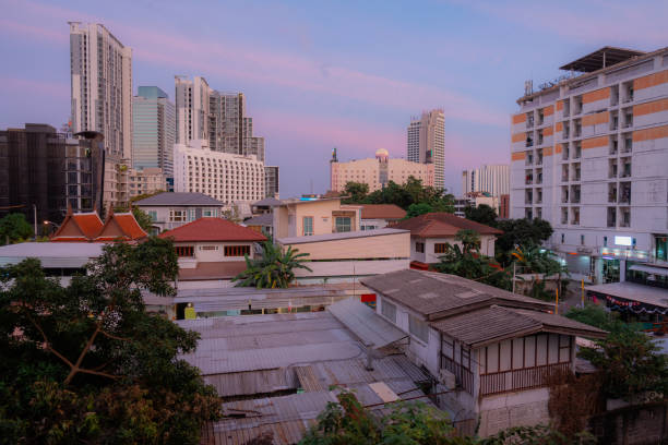 istock Bangkok cityscape at sunset 1761584890