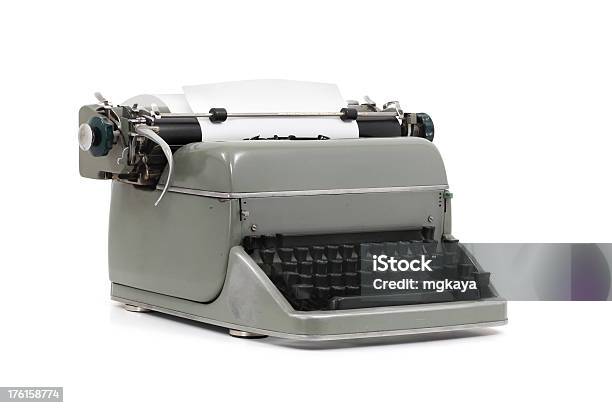 Typewriter Stock Photo - Download Image Now - Typewriter, Antique, Arts Culture and Entertainment