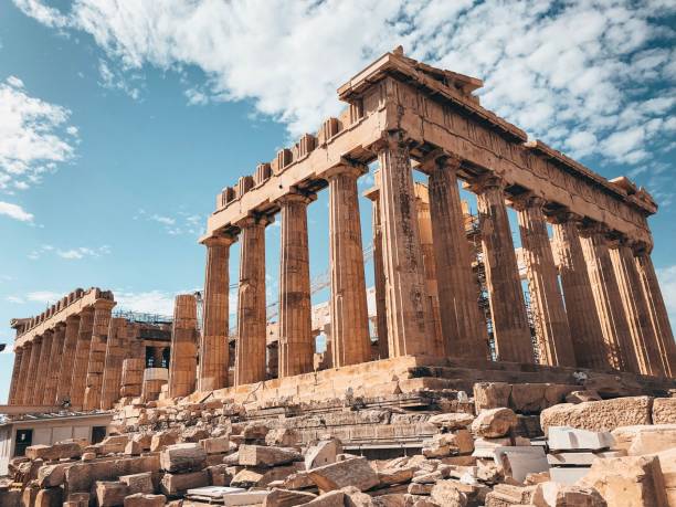 istock Parthenon in the summer 1761597223