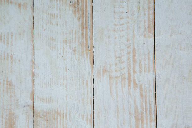 istock Old wood texture background, surface with old natural colored wood, top view. Grain table surface. 1761599248