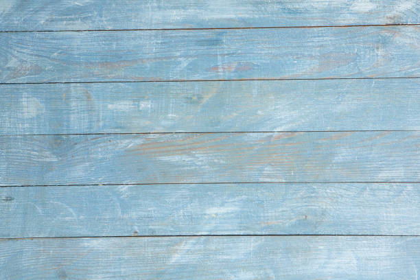 istock Old wood texture background, surface with old natural colored wood, top view. Grain table surface. 1761599889