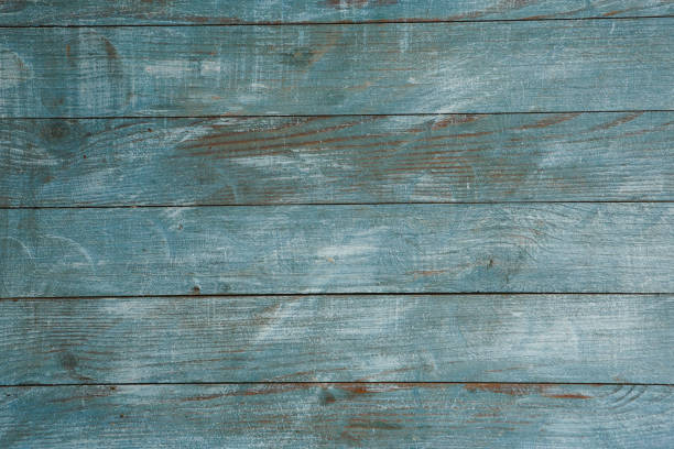 istock Old wood texture background, surface with old natural colored wood, top view. Grain table surface. 1761600554