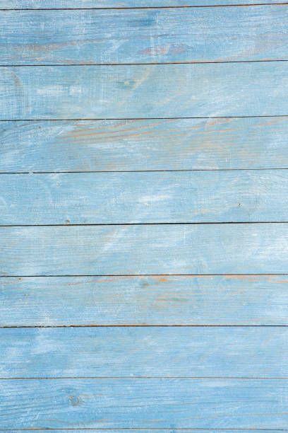 istock Old wood texture background, surface with old natural colored wood, top view. Grain table surface. 1761600556
