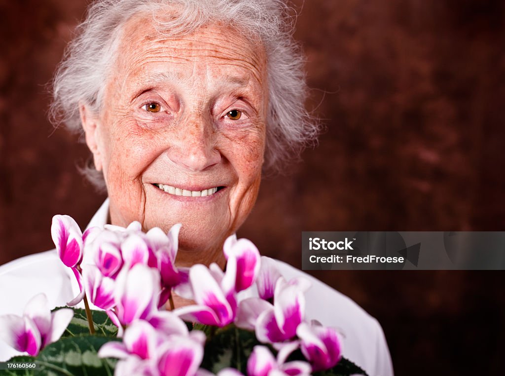 Senior woman Portrait of a senior woman 80-89 Years Stock Photo