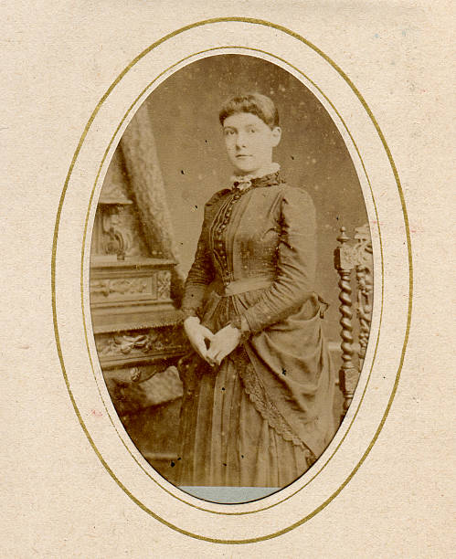 istock Victorian Young Woman Old Photograph 176162462