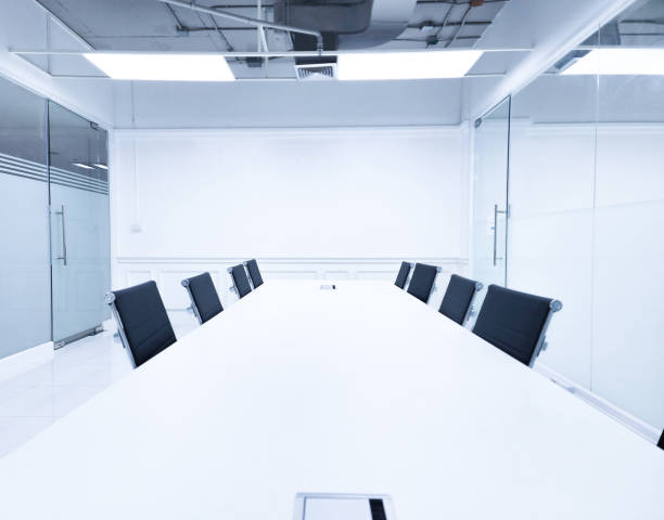 istock Meeting room, office tables and chairs 1761632540