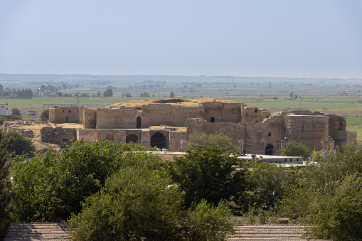 Harran Castle. It is thought to have been built during the Byzantine rule (4th-7th centuries), located in the Harran district in the south of Sanliurfa. Turkey