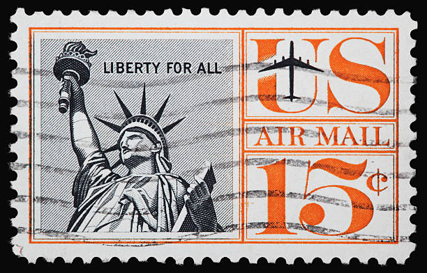 istock Statue of Liberty stamp 176163601
