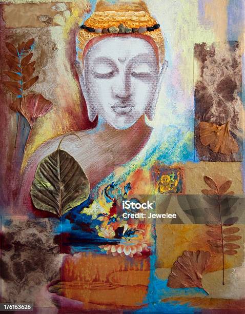 Vetores de Rosto De Enligtenment e mais imagens de Buda - Buda, Ilustração e Pintura, Espiritualidade