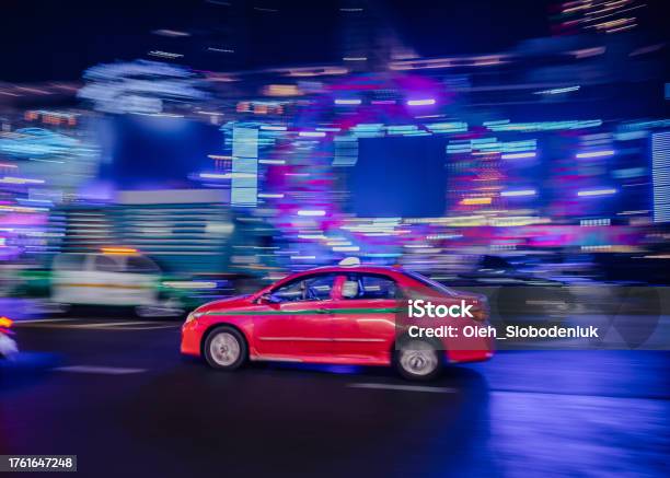 Two Race Cars Moving At High Speed In Slightly Wet Conditions Stock Photo -  Download Image Now - iStock