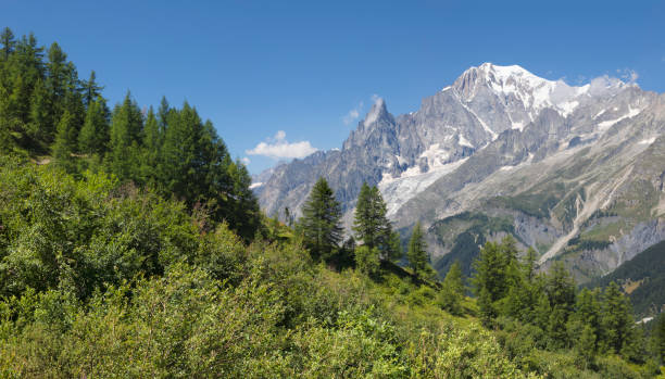 istock The Mont Blanc massif from Val Ferret valley in Italy. 1761648512