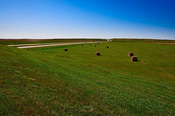 Interstate 90 South Dakota stock photo