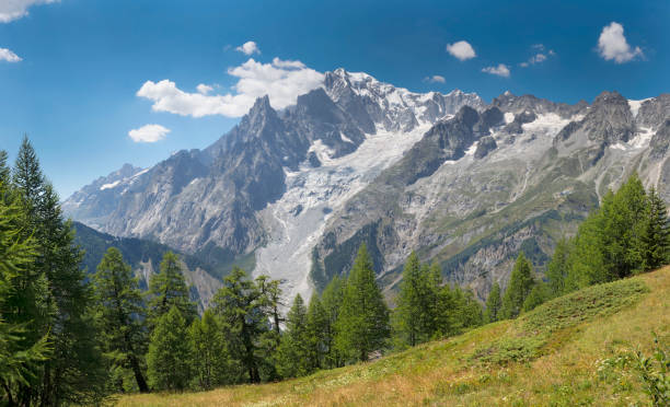 istock The Mont Blanc massif from Val Ferret valley in Italy. 1761654015