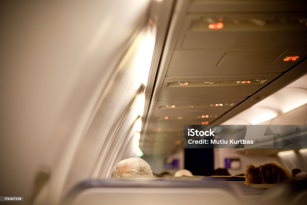 In dem Flugzeug - Lizenzfrei Aktiver Lebensstil Stock-Foto