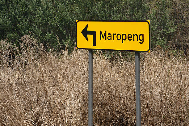 istock Maropeng road sign South Africa 176168070