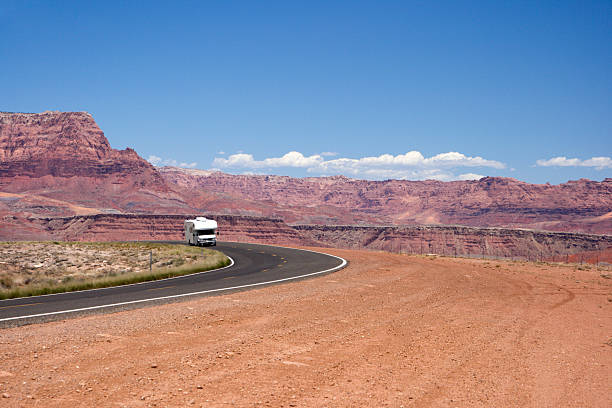 istock Motor Home Traveling through Desert 176168321
